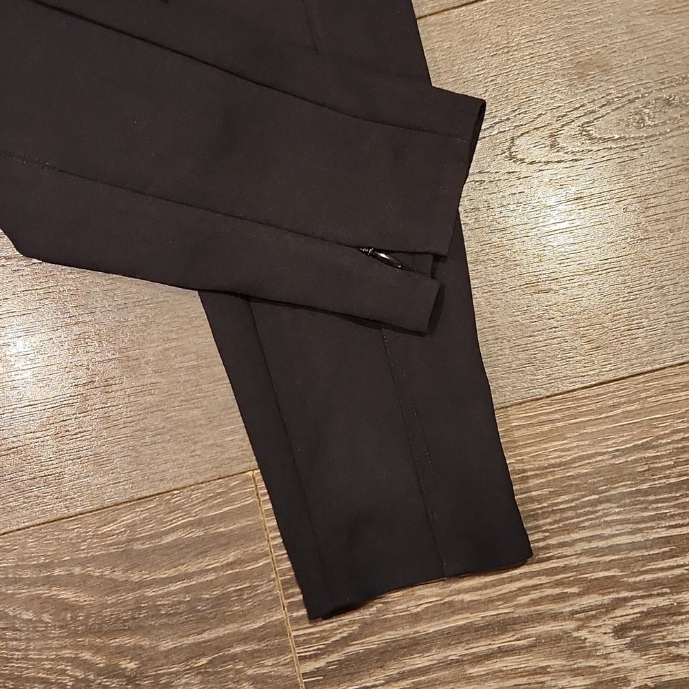 ❤️ THEORY ZIP HEM FRONT SEAM LEGGINGS / SKINNY PANTS, 0 (25) - Picture 6 of 8